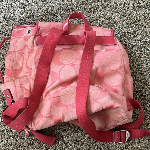 Pink Coach Backpack - Picture 5 of 5